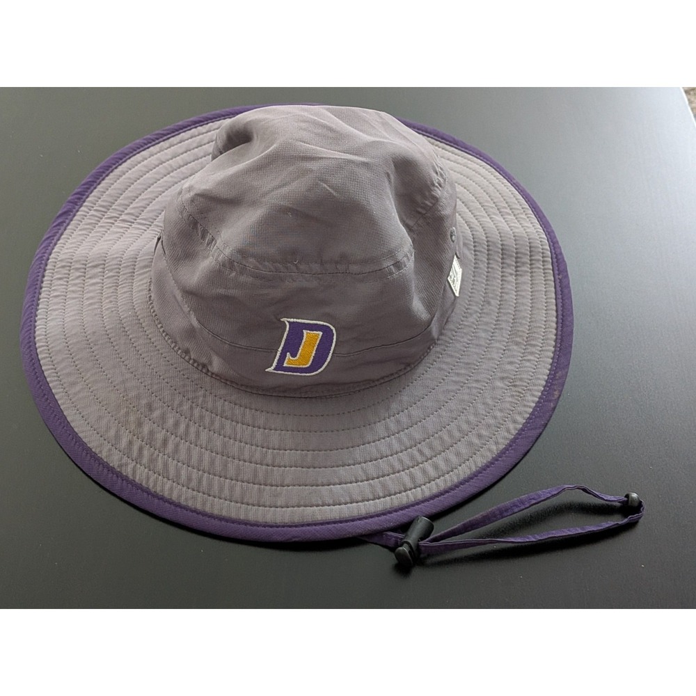 JD Logo Bucket Hat Sun Hat Gray‎ Purple OSFM Johnston Dragons (Iowa) The Game